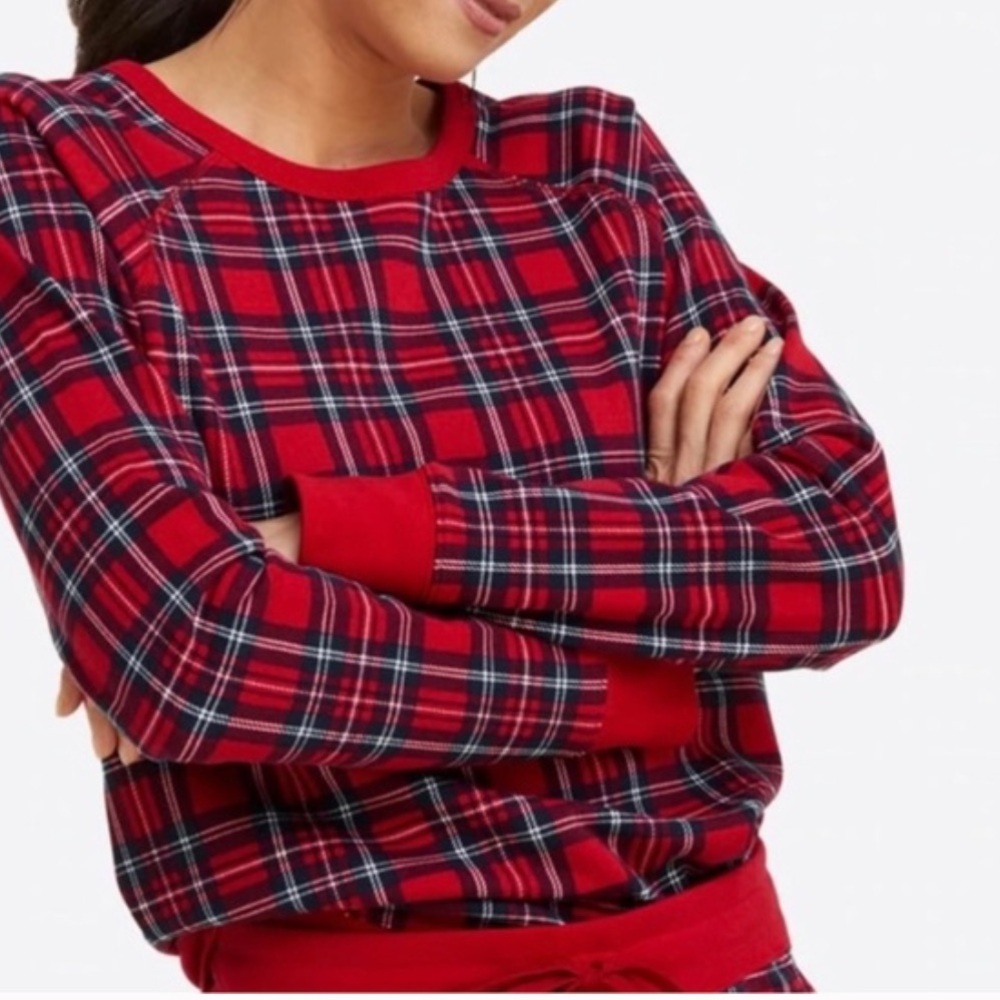 Natalie sweatshirt in Angie plaid